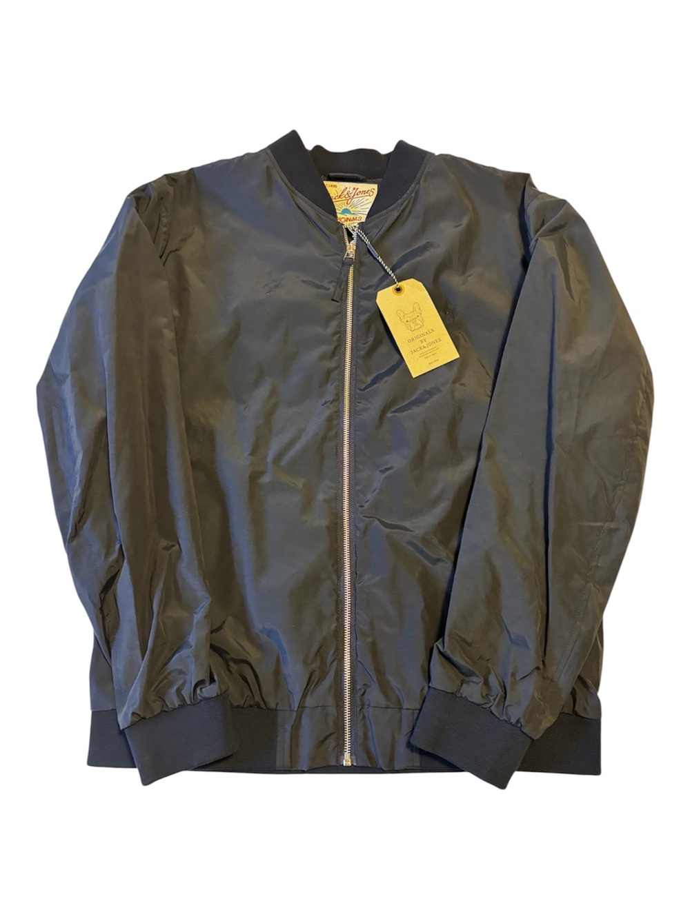Jack & Jones Blue Bomber Jacket
